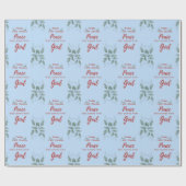 今日、私は神から平和来を選択する ラッピングペーパー (フラット)