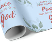 今日、私は神から平和来を選択する ラッピングペーパー (ロールコーナー)