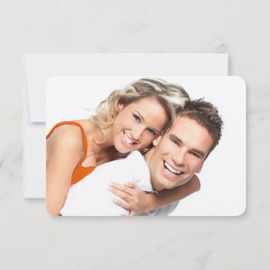 今日、私は私の友人の結婚式のRSVPと結婚 出欠カード (裏面)