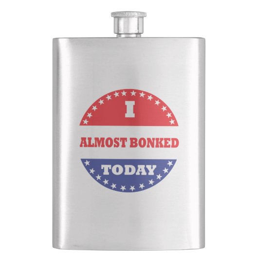 今日、限界まで追い込んだ フラスク (正面)