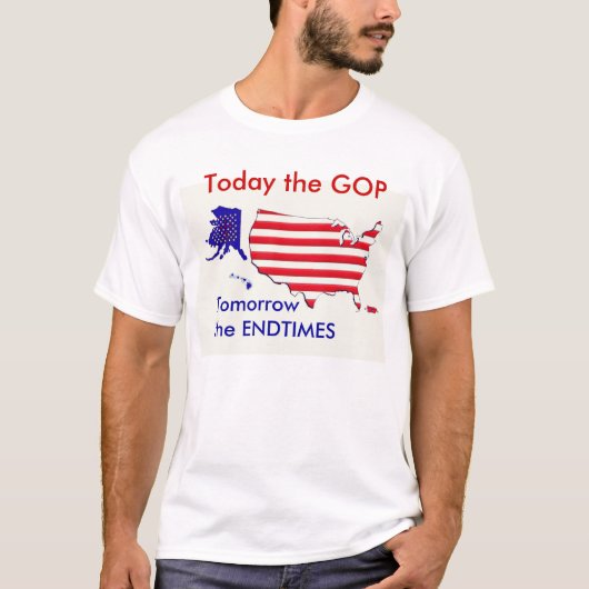 今日GOP 2morrowエンドタイムTシャツ Tシャツ (正面)