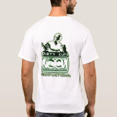 今日U'R幸運なもの。 自由なデモはここにあります! Tシャツ (裏面)