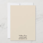 今春夏海ビーチ先結婚式 招待状 (裏面)