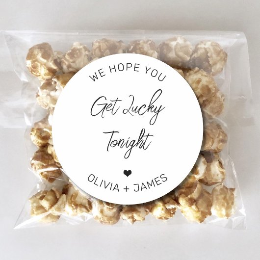 今晩の婚約は幸運だ結婚ろう ラウンドシール