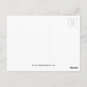 今晩ライオンは腕の中で眠る ポストカード (裏面)