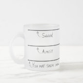 今曇らされたコーヒー・マグを話すことができます フロストグラスマグカップ (左)