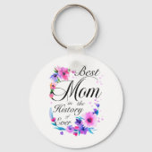 今最高のまでの母 キーホルダー (正面)