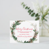 今最高の季のクリスマスのハガキを祈る ポストカード (スタンド正面)