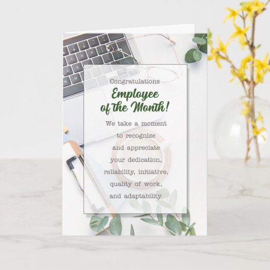 今月のビジネスおめでとうございます カード (黄色い花)