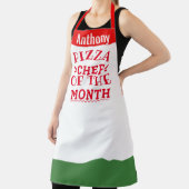 今月のピザシェフ – 名前を追加 エプロン (インサイチュ)