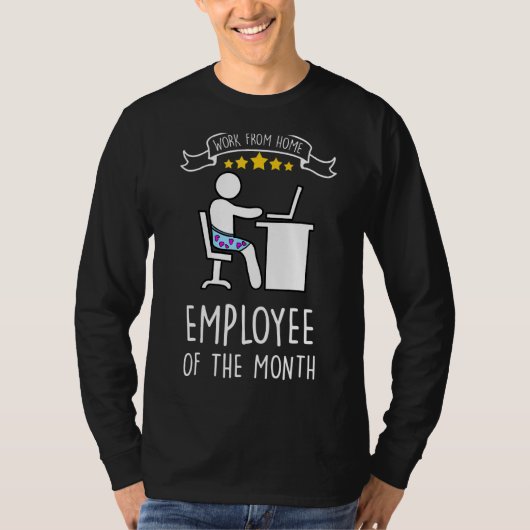 今月のホームオフィスの在宅勤務者から働く Tシャツ (正面)