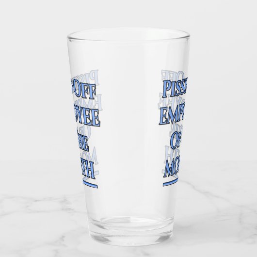 今月のユーモアのある従業員 タンブラーグラス (右)