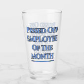 今月のユーモアのある従業員 タンブラーグラス (正面)