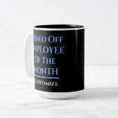 今月のユーモアのある従業員 ツートーンマグカップ (正面左)