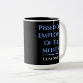 今月のユーモアのある従業員 ツートーンマグカップ (正面右)