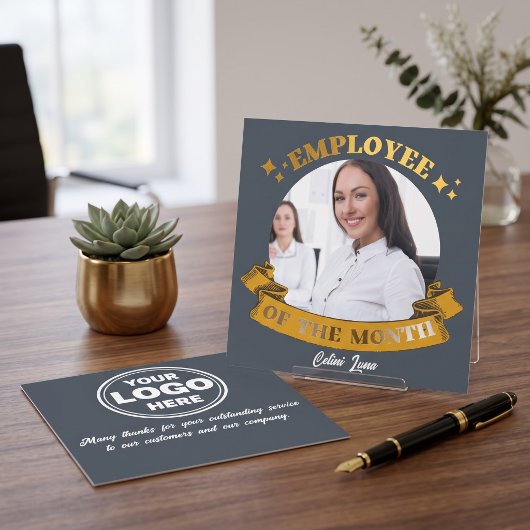 今月の優秀社員(写真入りカスタマイズ可能) 招待状