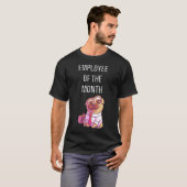 今月の優秀社員 可愛いパグ Tシャツ (正面フル)