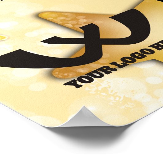 今月の写真ディスプレイのスター社員 ポスター (角)