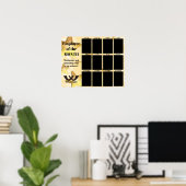 今月の写真ディスプレイのスター社員 ポスター (ホームオフィス)