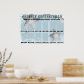 今月の写真ディスプレイのスター社員 ポスター (キッチン)