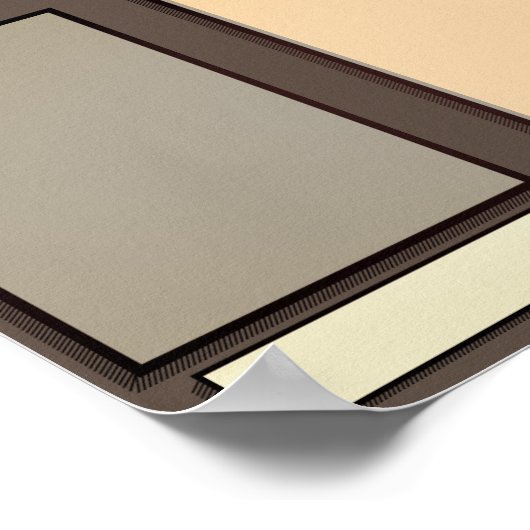 今月の写真ディスプレイのトップセールス社員 ポスター (角)