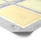 今月の写真ディスプレイのトップパフォーマー従業員 ポスター (角)