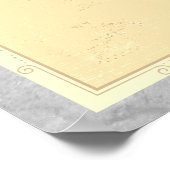 今月の写真ディスプレイのトップパフォーマー従業員 ポスター (角)