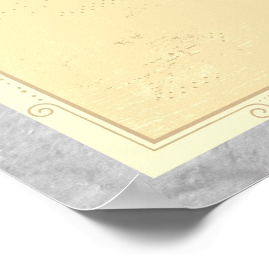 今月の写真ディスプレイのトップパフォーマー従業員 ポスター (角)