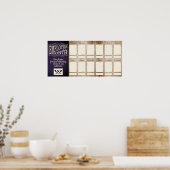 今月の写真ディスプレイの木革の従業員 ポスター (キッチン)