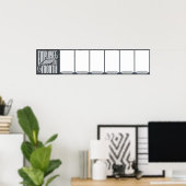 今月の写真ディスプレイのJAN-JUN従業員 ポスター (ホームオフィス)