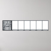 今月の写真ディスプレイのJAN-JUN従業員 ポスター