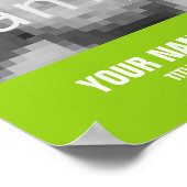 今月の写真ポスターの従業員を作成する ポスター (角)