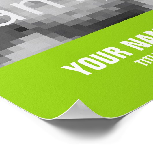 今月の写真ポスターの従業員を作成する ポスター (角)