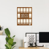 今月の写真表示ポスターのレザー従業員 ポスター (ホームオフィス)