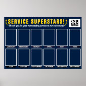 今月の写真陳列ポスターのスター社員 ポスター (正面)