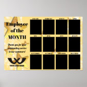 今月の写真陳列ポスターのスター社員 ポスター (正面)