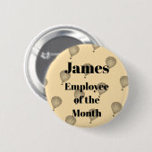 今月の従業員モザイク熱気球 缶バッジ (正面&裏面)