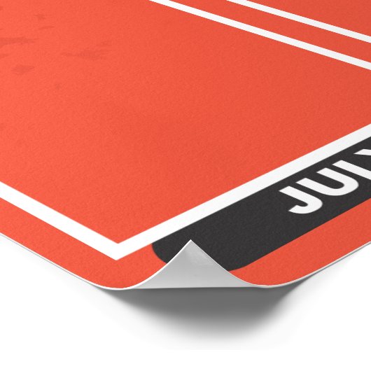 今月の花火写真表示従業員 ポスター (角)