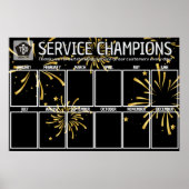 今月の花火写真表示従業員 ポスター (正面)