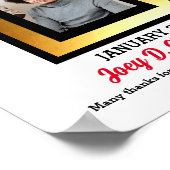 今月の金ゴールドスター写真社員 ポスター (角)