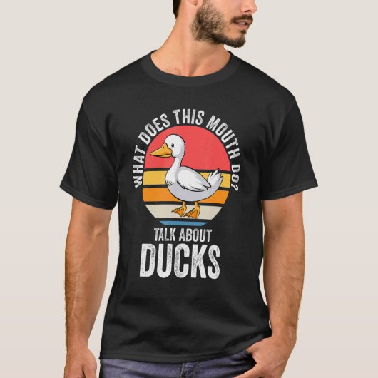 今月はダックについて話すこと Tシャツ (正面)