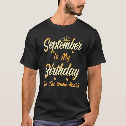 今月は誕生日月 Tシャツ (正面)