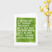 今月もしは通り抜けられる… カード (黄色い花)