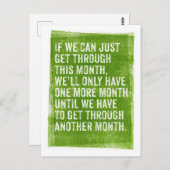 今月中もし間に入るだけだ… ポストカード (正面/裏面)