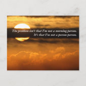 今朝お会いして何が良い？ ポストカード (正面)