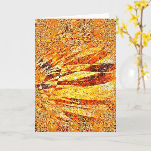 今朝の脱皮 カード (黄色い花)