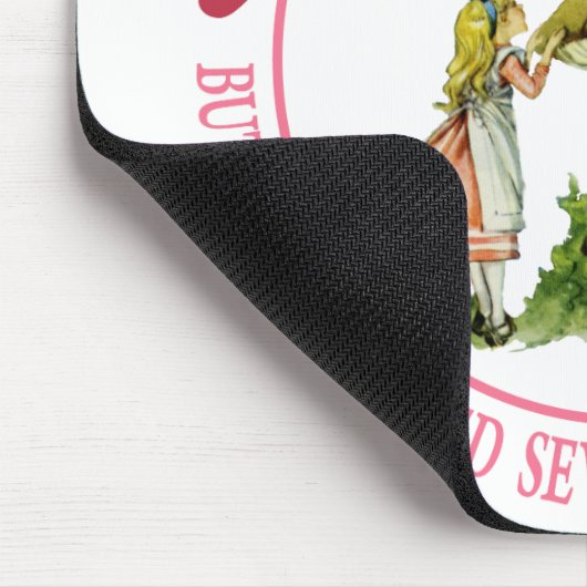 今朝は自分が誰だか分かってたけど変わっちゃった マウスパッド (コーナー)