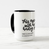 今朝、彼女と一緒に、コーヒーを飲みながら マグカップ (正面左)