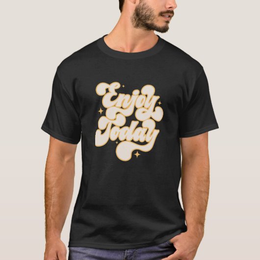 今楽しむ日、やさしさ愛する人 Tシャツ (正面)