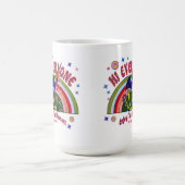 今楽しむ時が経つ コーヒーマグカップ (中央)